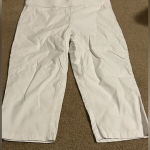 Women's White Capris